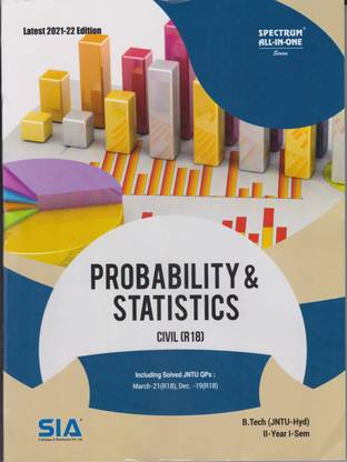 Probability & Statistics B.Tech II-Year I-Sem (R18) CIVIL JNTU-Hyderabad Latest 2021-22 Edition