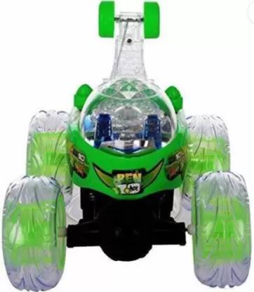 niveeka Rechargeable Remote Control Twisting Stunt Car with 360 Degrees Rotation N64