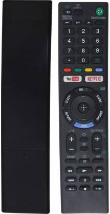 7SEVEN Compatible for Sony Smart Tv Remote Control with YouTube and NETFLIX Hotkeys for Bravia LCD LED UHD OLED QLED 4K Android TV Original Sony Remote Replacement SONY Tv Remote Controller