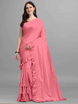 Solid Fashion Art Silk Saree