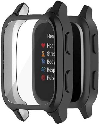 KAZUKI Front and Back Screen Guard for Garmin Venu SQ Protective Bumper