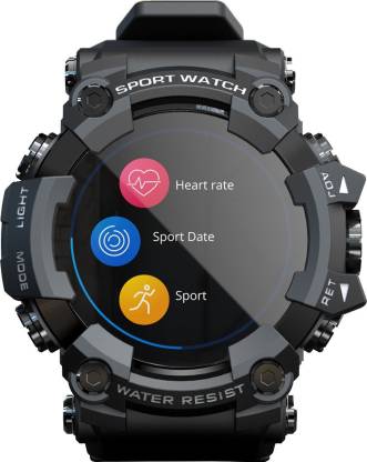 REJUVENATE Q1 Sports Trendy Outdoor 1.28 Inch Smartwatch