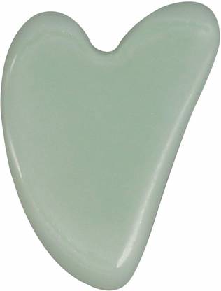 Maureen Natural Jade Guasa Massage Tool for Face Anti-Aging & Brightens Skin Regular Asymmetrical Crystal Stone