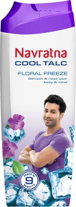 Navratna Cool Talc Floral Freeze  (400 g)