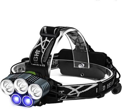 SPIRITUAL HOUSE 6 Modes Flashlight Headlamp, USB Rechargeable Headlamp, 5 LED Super Bright IPX4 Torch