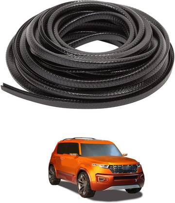 PRTEK car Door bumper Protector U Shape Edge Trim Rubber steal 78 Car Beading Roll For Bumper, Trunk