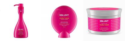BBlunt Curly Hair Prepoo ,Curly Hair Shampoo 400ml,Curly Hair Conditioner 200g