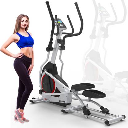 Powermax Fitness EC-1000 Semi-Commercial Elliptical Cross Trainer with Magnetic Resistance Cross Trainer
