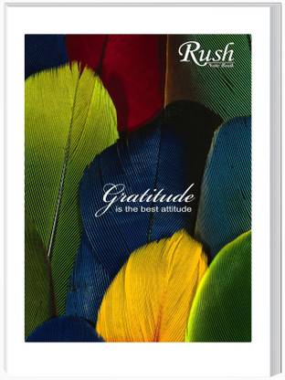 Rush Notebooks for Students Set of 4 A4 Notebook Unruled 180 Pages