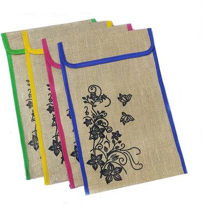 Definite Jute Bag - Eco-Friendly Folder document Bag for Home, Office and Personal Use