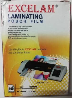 RIDDHI SIDDHI EXCELEM AADHAR CARD SIZE Driver's License Laminating Sheet
