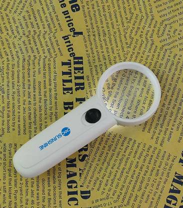 AKT SUNSHINE MG6B-3 HAND HOLD MAGNIFIER 5X GLASS