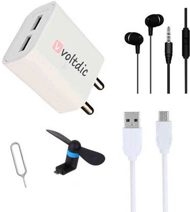 VOLTDIC Wall Charger Accessory Combo for Asus Zenfone 5 Lite, Zenfone 5 LiteZC600KL, Zenfone CZC451CG, Zenfone Go 4.5ZB452KG