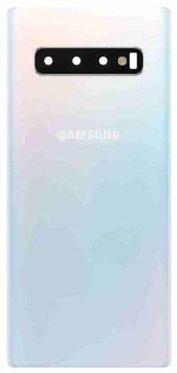 Sandreezz Samsung Galxy S10 / SM-G973(With Camera lens) (with Proper Logo) (Glass) Back Panel