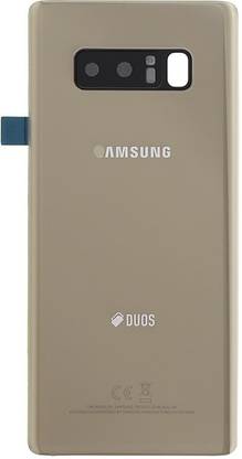 Sandreezz Samsung Galaxy Note 8 / SM-N950 (With Camera lens) (with Proper Logo) (Glass) Back Panel