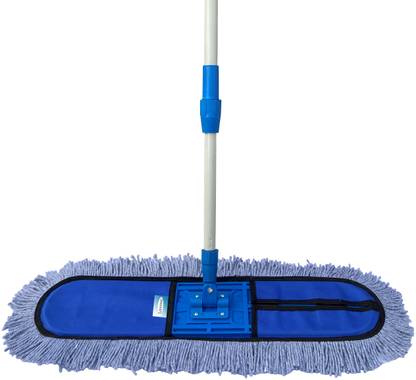 Livronic Heavy Duty Wet and Dry Mop 18 inch with 1 Refill 360 Rotatable Easily Wet & Dry Mop