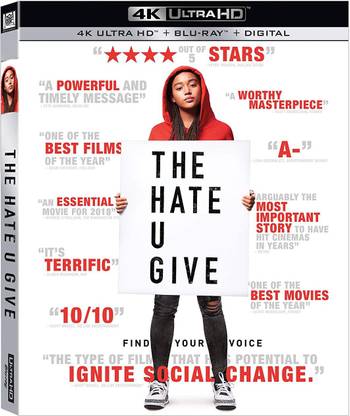 The Hate U Give 4K Blu-ray [Blu-ray]
