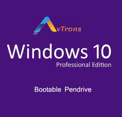 avtrons Windows 10 32 & 64Bit With Bootable Setup File USB Flash Drive All Edition Re-install repair recovery restore fix your windows 32 & 64Bit