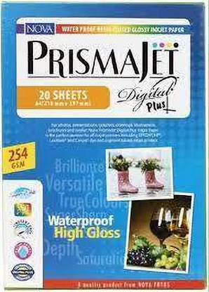 NOVA NOVA Inkjet Photo Paper 254 GSM GLOSSY 20Sheets Size A4 plain paper A4 254 gsm A4 paper