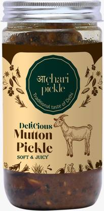 ACHARI PICKLES Homemade Soft & Juicy Boneless Mutton Pickle (400 GM) Delhi/North Style Mutton Pickle