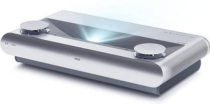 SPRODE JMGO U2 4K TriChroma Ultra Short Throw Laser Smart Projector for Movie&Streaming (2400 lm) Portable Projector