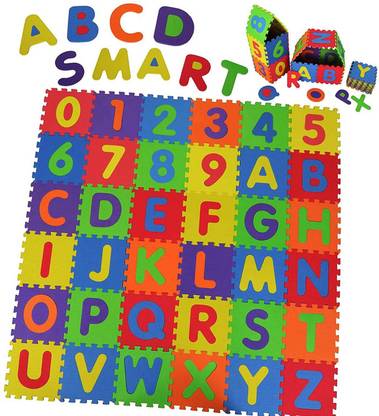 Willyard Best Buy 3D Alphabet & Numbers Foam Puzzle Playmat Colorful EVA Tiles for kids