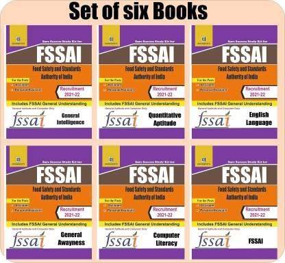 FSSAI असिस्टेंट एंड पर्सनल असिस्टेंट 21-22 (सेट ऑफ VI बुकलेट्स)