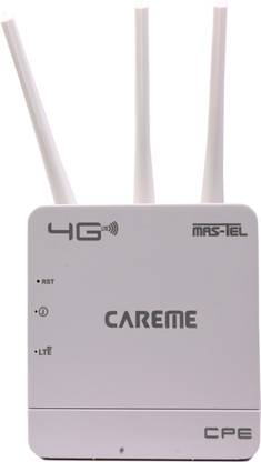 CareME No Buffer, No Waiting, Hi Speed Stable Internet Speed 300Mbps 4G Router 2.4 GHz, 2.4 GHz 300 Mbps Wifi Speed Dual Band External Antenna MiFi (Sim Based)