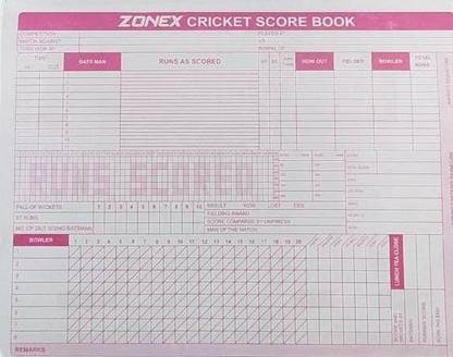 mani trading company Cricket Scorebook