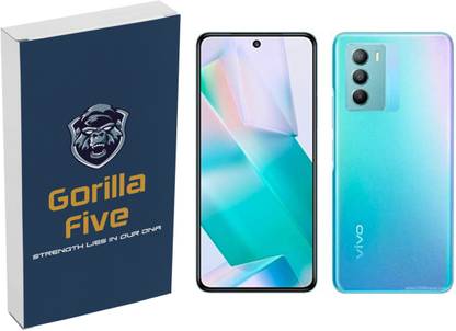 GORILLA FIVE Edge To Edge Tempered Glass for Vivo T1 5G