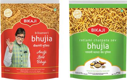 Bikaji Bikaneri Bhujia and Ratlami Sev Combo Pack