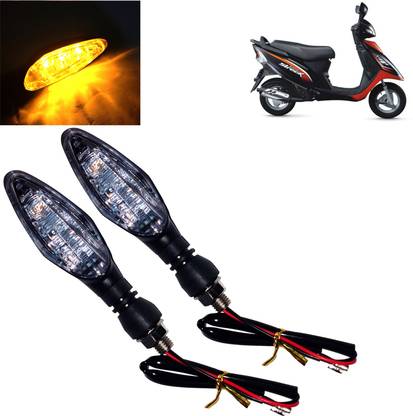 DvineAutoFashionZ Front, Rear, Side LED Indicator Light for TVS Scooty Streak