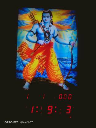 AJANTA Digital 54.3 cm X 16 cm Wall Clock