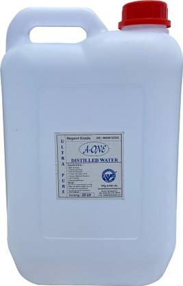 Aone WS Distilled Water-Di Ionised water (10 Ltr.) 10 L Water Cane