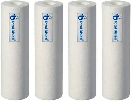 total bisleri Original Pp Spun Filter 10 Inch Cartridge (Pack of 4) Solid Filter Cartridge