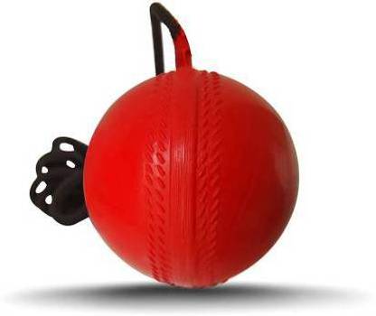 corso Red Practice Hanging Cricket ball For Bat Knocking Cricket Training Ball Cricket Training Ball