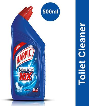 Harpic Power Plus 10x MAx clean kills 99.9% cleaner 500 ML ORIGINAL