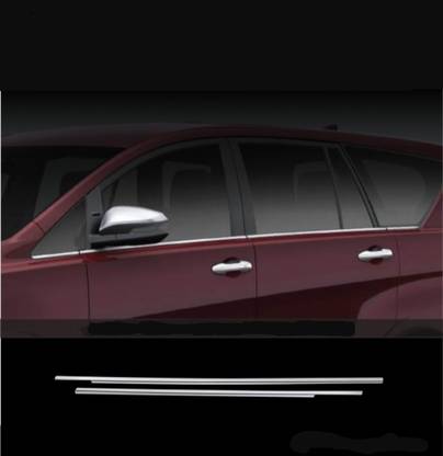 CARGROUP Car Lower Window Garnish Frame cover Suitable With Innova2012 to 2016 set of 4pc Car Window Louver