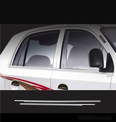 CARGROUP Car Lower window Garnish Suitable With Santro Xing Set of 4pc Car Window Louver
