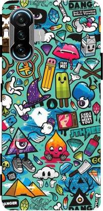 printoworld Back Cover for poc f-3 gt - Multiple Logos Printed Back Case Cover