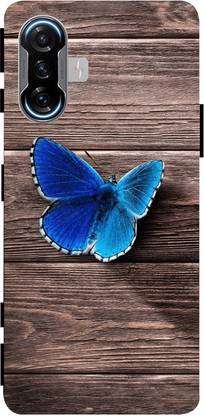 printoworld Back Cover for poc f-3 gt - Butterfly Printed Back Case Cover