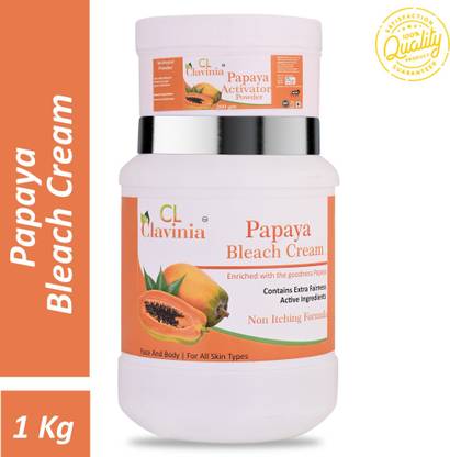 CLAVINIA Papaya Bleach Cream , 1 Kg