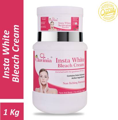 CLAVINIA Insta White Bleach Cream , 1Kg
