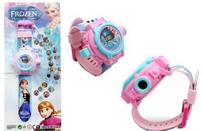 YAAH CREATION Princess Projector Watch Digital 24 Images Princess Projector watch PACK OF 1 Smartwatch