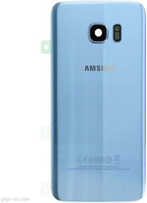 Sandreezz Samsung Galxy S7 Edge (With Camera lens) (with Proper Logo) (Glass) Back Panel