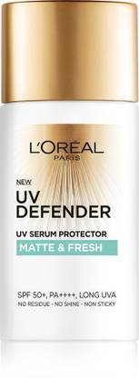 L'Oréal Paris Sunscreen - SPF 50 PA++++ UV Defender Serum Protector Sunscreen SPF 50 PA+++, Matte & Fresh, 50 ml