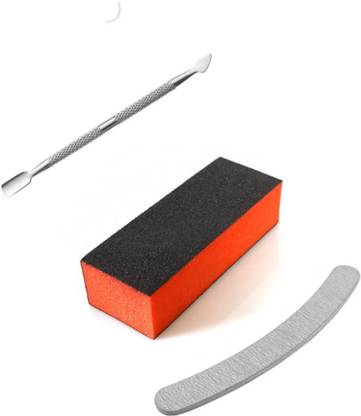 Niczico block buffer 1 nail filer and cuticle cutter