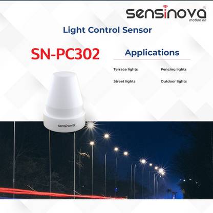 Sensinova LIGHT CONTROL SENSOR (PHOTOCELL) Motion Sensor Light