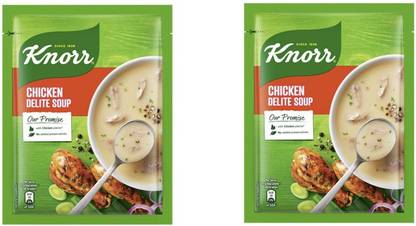 Knorr CLASSIC CHICKEN DELITE SOUPO 88G PACK OF 2 (44G x 2)