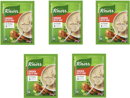 Knorr CLASSIC CHICKEN DELITE SOUPO 220G PACK OF 5 (44G x 5)